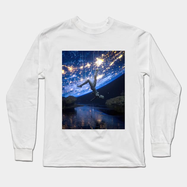 Falling Down Long Sleeve T-Shirt by ozangonen